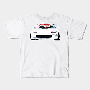 Shift Shirts Mid-Rear - Midship Runabout Inspired Kids T-Shirt